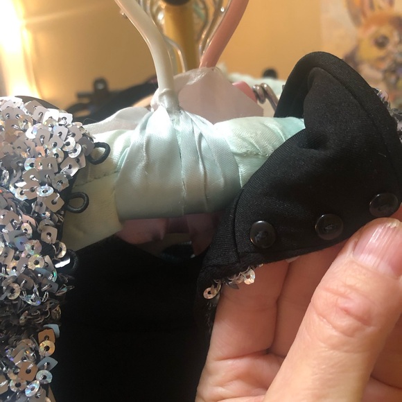 New With Tags Sequined Dress Sz 4-6 - Picture 5 of 6